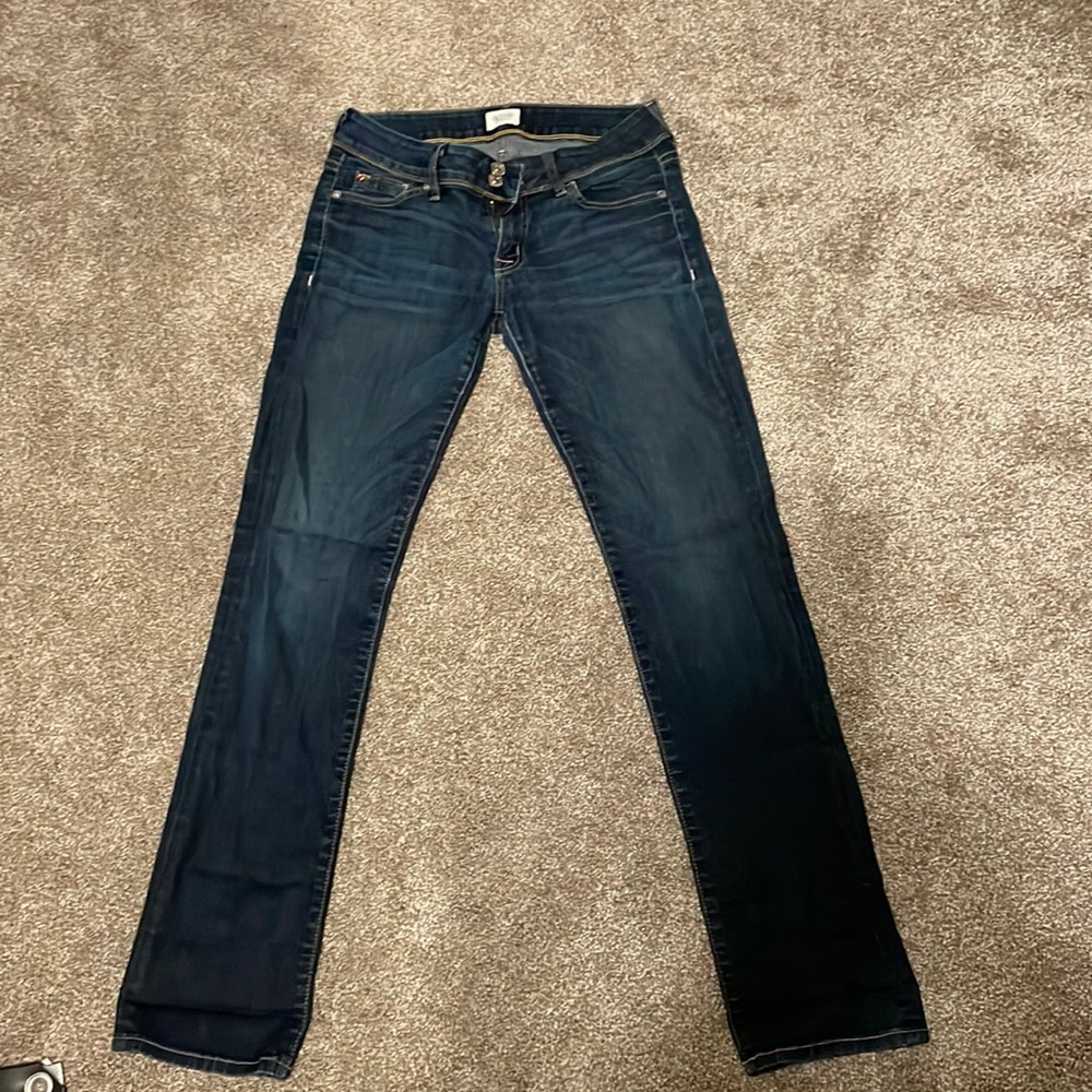 Hudson Dark blue straight leg with cuff
